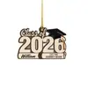 Accesorios de Graduación Más Vendidos Transfronterizos Decoraciones de Graduación 2026 Togas de Graduación Artesanías de Madera Navideñas Fabricantes Mayoristas