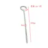 Suministro Directo de Fábrica Tornillos Ojal Autorroscantes Galvanizados de Hierro 3.4*23*120mm Punta de Cola de Pescado Varilla de Tornillo Extendida Gancho para Lámpara Gancho de Signo de Interrogación