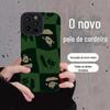 Adequado para Patchwork Verde Escuro iPhone 13 iPhone 11/12Pro Phone Case XR All-inclusive XSMAX Soft 8Plus para homens e mulheres