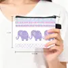 2025 Mini Porta-Moedas Elefante Retrô Bolsa de Moedas Infantil Bolsa de Chaves Ins Coreana Porta-Documentos Bolsa Quadrada