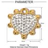 Colgante de acero de titanio con forma de estrella de diamante francés, diseño de mariposa de mar, joyería de acero inoxidable, collar con colgante de caracola