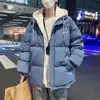 Chaqueta acolchada de algodón plumón chaqueta acolchada de algodón para hombre otoño e invierno forrada de vellón engrosada para hombre pan invierno jinjiang chaqueta abrigo acolchado de algodón