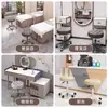 Taburete de Tocador, Taburete de Barra, Silla de Barra Ajustable, Taburete de Peluquería, Taburete Giratorio de Barbería, Taburete de Belleza, Taburete Ajustable para Tocador