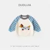 Novedad 10% de DescuentoColección de Suéteres Lindos y DivertidosSuéter Pulóver Infantil Casa de Dudu Otoño/Invierno Ropa de Punto para Niños