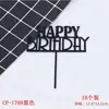 Toppers de Cumpleaños Acrílicos, Estilo de Letra Clásico, Letras de Feliz Cumpleaños Escritas a Mano, Decoraciones para Pasteles, Paquete de 10