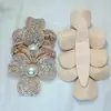 Flor de Tres Pétalos Caliente Diamante Tridimensional Lazo de Perla Bolso Ropa Zapatos Zapatos de Flor Sombreros Accesorios para el Cabello Accesorios de Ropa Accesorios Al por Mayor