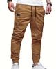 2023 Amazon Transfronterizo Nuevos Pantalones de Trabajo Talla Europea Pantalones con Cordón para Hombre Pantalones Casuales para Hombre Stock Listo