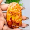 Suministro en Vivo Colgante de Cera de Abejas Marca Tigre para Hombre Amarillo Grasa de Miel Vieja Pieza de Mano Bonita Doce Constelaciones Cabello Tallado a Mano