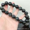 Ela Taicui Pulseira de Obsidiana Branca de Mão com Luz da Lua, Prata, Pedra Yao, Dezoito, Fornecimento ao Vivo