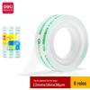 Del 30029 fácil de rasgar fita de papelaria 12mm * 18m * 38um (alta permeabilidade)(6 rolos/tubo)