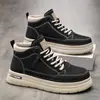 Otoño 2025 Nuevas Botas de Trabajo para Hombre Zapatos de Trabajo Retro Botas Martin Zapatos Deportivos de Suela Gruesa Tenis Casuales
