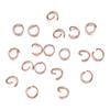 200 anéis de ferro tortos anel aberto anel único anel O anel de conexão anel aberto material para colar pulseira artesanal diy acessórios