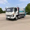 Camión compactador de basura Junling de 7 toneladas, caja de acero Q345, vehículo sanitario de compactación y transferencia de residuos domésticos urbanos