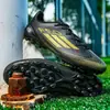 2469 Novos Tênis de Futebol F50 para Homens, Travas Curtas TF, Tênis de Competição Estudantil para Crianças, Tênis Esportivos de Treinamento com Travas Longas para Adultos