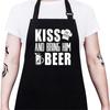 Delantal de poliéster con cuello halter y letras, ropa de trabajo para restaurante, delantal de cocina para el hogar, venta al por mayor, personalizado, gran oferta transfronteriza de Amazon