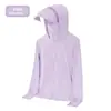 Ropa de Protección Solar para Mujer UPF50+ Protección UV Transpirable Sensación de Hielo Ropa de Protección Solar para Hombre Ropa de Protección Solar de Seda de Hielo para Mujer Verano