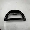 Nuevo Pasador Negro de Alta Gama para Mujer, Pinza de Tiburón Hecha a Mano con Etiqueta Dorada de Letra, Pasador Sencillo en la Parte Posterior de la Cabeza, Grande Elegante