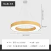 Luz hexagonal hueca de madera con veta de madera LED transfronteriza, luz con forma hexagonal, lámpara colgante redonda, adecuada para centros comerciales, supermercados y oficinas