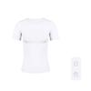 Camiseta de Manga Corta para Mujer con Malla en la Espalda, Delgada, Casual, Transpirable, de Secado Rápido, Ropa para Correr, Fitness, Ajustada, Tops Deportivos para Mujer
