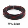 Tubo de malla trenzada de nailon, malla de piel de serpiente, 10 mm, tubo de malla telescópico PET, funda de cable de audio, malla amortiguadora, funda suave de 1 m