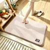 Alfombrilla de Baño de Color Sólido de Alta Calidad, Alfombrilla Absorbente para Entrada y Baño, Alfombrilla para Puerta de Entrada de Cachemira Sintética para Uso Doméstico