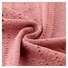 Tecido 180g Fio Prensado Palácio Fechadura Poliéster Elastano Elástico Primavera Verão Recorte Textura Tecido para Vestido Feminino