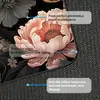 Mouse Pad Gamer de Plantas e Flores, Pad de Teclado de Mesa Extra Grande, Mouse Pad Espesso Antiderrapante, Fornecimento Direto da Fábrica