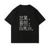 Camiseta de Manga Curta com Estampa de Texto Direta, Corajosa, Forte, Divertida em Seda de Leite para Homens e Mulheres, Top Soltinho de Verão
