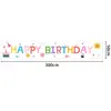 Bandeira Pendurada de Aniversário Decoração para Festa Infantil Adereços Bolo Inflável Fundo de Feliz Aniversário Personalizado