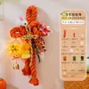 Festival de Medio Otoño 2026 Nuevo Estilo Nudo de Mil Caracteres Decoraciones Hechas a Mano DIY Colgantes para el Mango de la Puerta de Entrada de la Sala de Estar Decoración para Centro Comercial