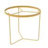 Perna de mesa de chá redonda de ferro sólido, suporte de perna de mesa, combinação de suporte de pé de mesa de chá, perna de mesa, pé de mesa de metal
