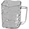 Taza de enjuague bucal de moda con alto valor estético, Cepillo de dientes y Portacepillos de dientes con diseño de onda de agua de lujo ligero, Taza de enjuague bucal para el hogar