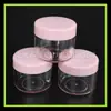 Caja de crema rosa 20g botella sub de aceite facial mascarilla facial botella de burbujas botella de muestra pequeña polvo de lápiz labial caja redonda caja de ungüento