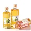 Venta Directa de Fábrica Botella Redonda de Vidrio Transparente para Vino de Frutas, Botella de Gran Capacidad para Vino de Mirto Autocerveza con Tapa, Botella Vacía Sellada