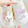 Accesorios para Zapatos Croc, Decoraciones de Flores Acrílicas, Partes de Adorno DIY de Cabeza de Conejo Rellena de Algodón, Materiales para Parches de Pasador al por Mayor