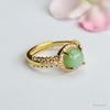 Anillo de Jade Jaspe Jadeíta Jade Natural Hetian Guan Yu Estilo Palacio Venta al por Mayor de Fábrica Dropshipping S4051205L