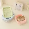 Ninho de Hamster Transfronteiriço, Fresco e Fofo no Verão, Chinchila, Coelho, Porquinho da Índia Tapete Pet, Almofada de Dormir Pet Feijão de Gelo