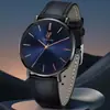 Lucky Fox Nuevo Lujo Ligero Tendencia de Moda Dial de Zorro Reloj de Cuarzo de Cuero Real para Pareja