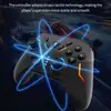 Controlador de juego de Switch de silicona, edición de macros con detección de movimiento, juegos para PC y móviles, retroalimentación de vibración, NFC
