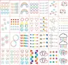 Fábrica de pegatinas de tatuaje al por mayor pegatinas de tatuaje pequeñas y frescas letras en inglés pegatinas de tatuaje geométricas papel de tatuaje de dibujos animados lindos