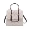 Bolsa Cuadrada Pequeña Portátil de Alta Gama con Textura al por Mayor Bolso de Mujer 2025 Invierno Nuevo Bolso de Hombro de Contraste a Cuadros Mochila para Viajar