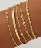Comércio Exterior Transfronteiriço Terno Joias Pulseira Personalizada Nova Liga Combinação Pulseira Conjunto de Seis Peças Venda Quente