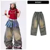 Fantasias de Dança Jazz para Meninas, Roupas de Performance de Street Dance para Meninas, Roupas de Performance de Jazz para Crianças, Fantasias de Dança para Meninas para Performances em Grupo