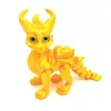 Alas Impresas en 3D Transfronterizas Dragón Volador Articulaciones de Ojo Artificiales Modelo Creativo Móvil Juguetes de Animales Adornos Hechos a Mano Venta al por Mayor