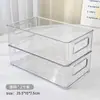 Caja de Almacenamiento Transparente para Escritorio Organizador de Cajones Estante de Almacenamiento Acrílico Papelería Dormitorio Cesta de Almacenamiento para Artículos Varios Estante de Almacenamiento