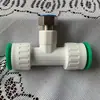 Material Nuevo, Reductor de Diámetro Igual T Directa Válvula de Bola PPR Accesorios de Tubería, Accesorios de Tubería de Agua PPR Conexión Rápida Directa de Enchufe, No Requiere Fusión en Caliente