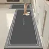 Tapetes para Piso de Cocina Transfronterizos, Tapetes Antideslizantes Resistentes a Manchas, Tapetes para Piso de Cocina Absorbentes de Lodo Diatomeas, Alfombras de Cocina Cortables al por Mayor