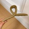 Pinza Simple Grande Esmerilada de Tiburón para la Parte Trasera de la Cabeza, Clip para el Cabello con Sentido Avanzado, Clip de Cola de Ponda, Horquilla para el Cabello Femenina con Temperamento, Venta al Mayoreo