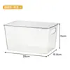 Caixa de armazenamento de mesa com tampa, caixa organizadora transparente para lanches de frutas e vegetais, itens diversos de cozinha, caixa de armazenamento para geladeira doméstica