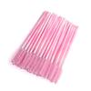 Escova de cílios descartável 50PCs gradiente Rod escova de curler de cílios enxerto pente de nylon mini escova de cor
